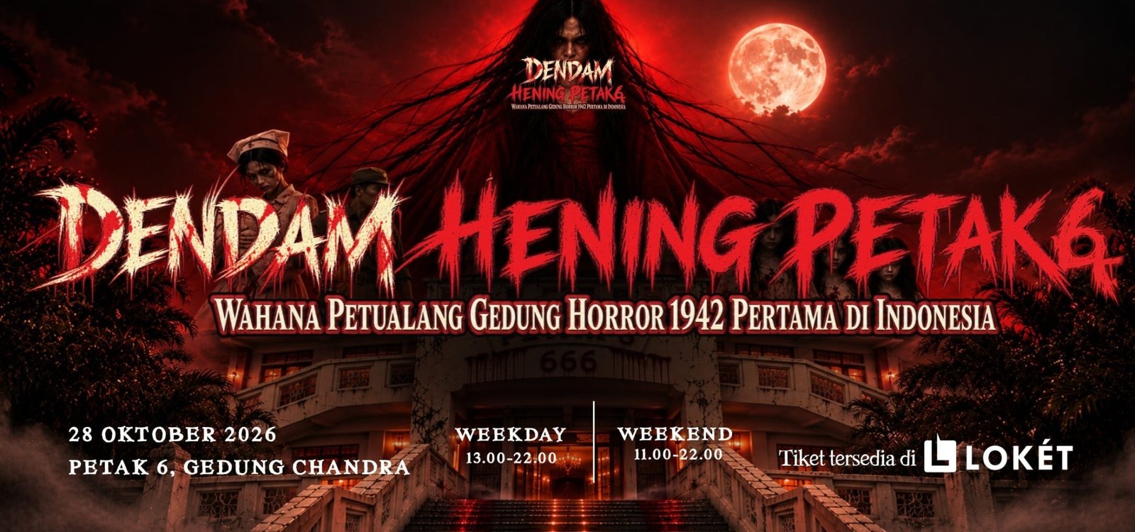 Dendam Hening Petaka: Horror Walk-Through at Gedung Chandra, Glodok