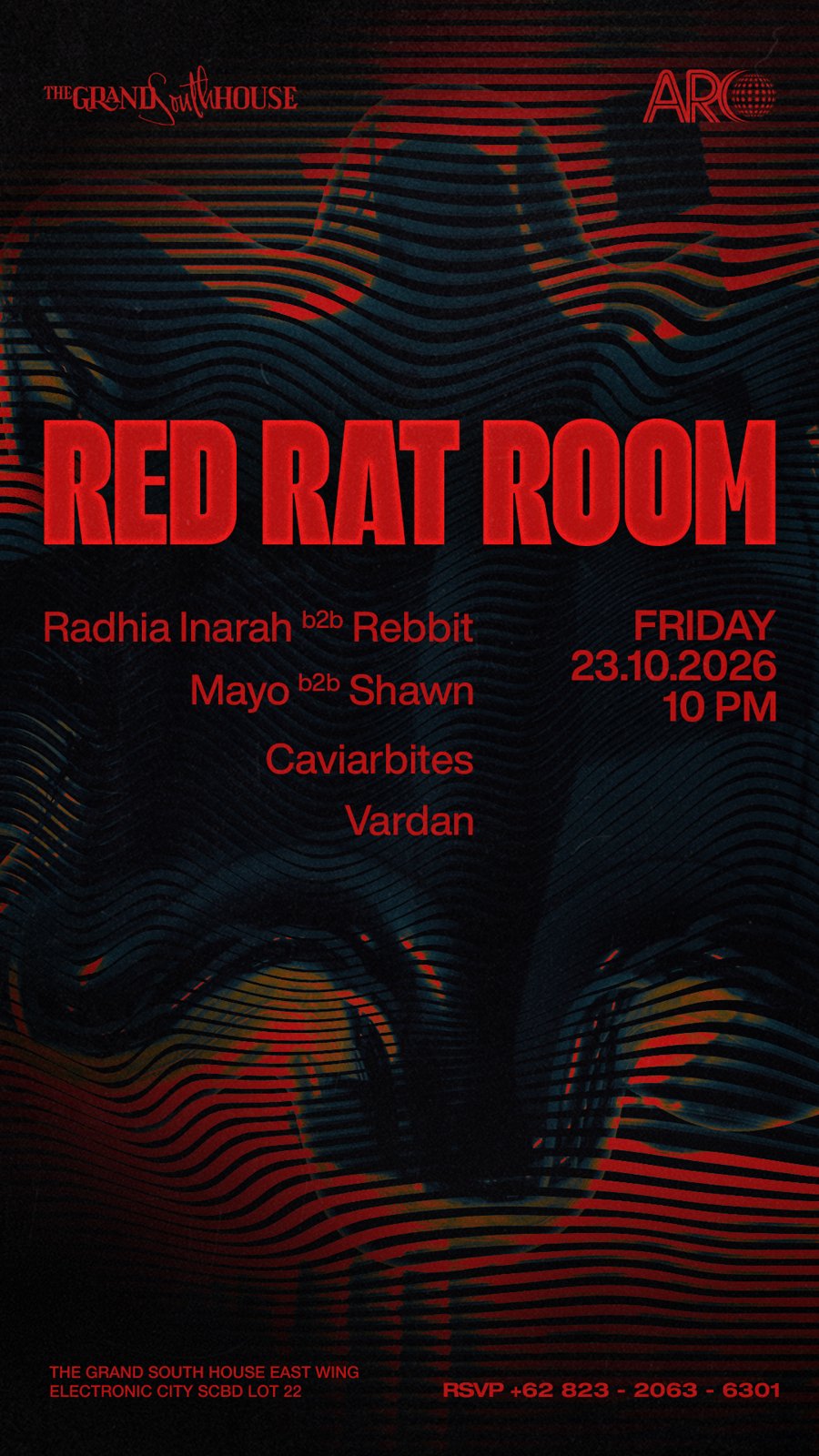 Red Rat Room at ARC, The Grand South House (23 Oct 2026)