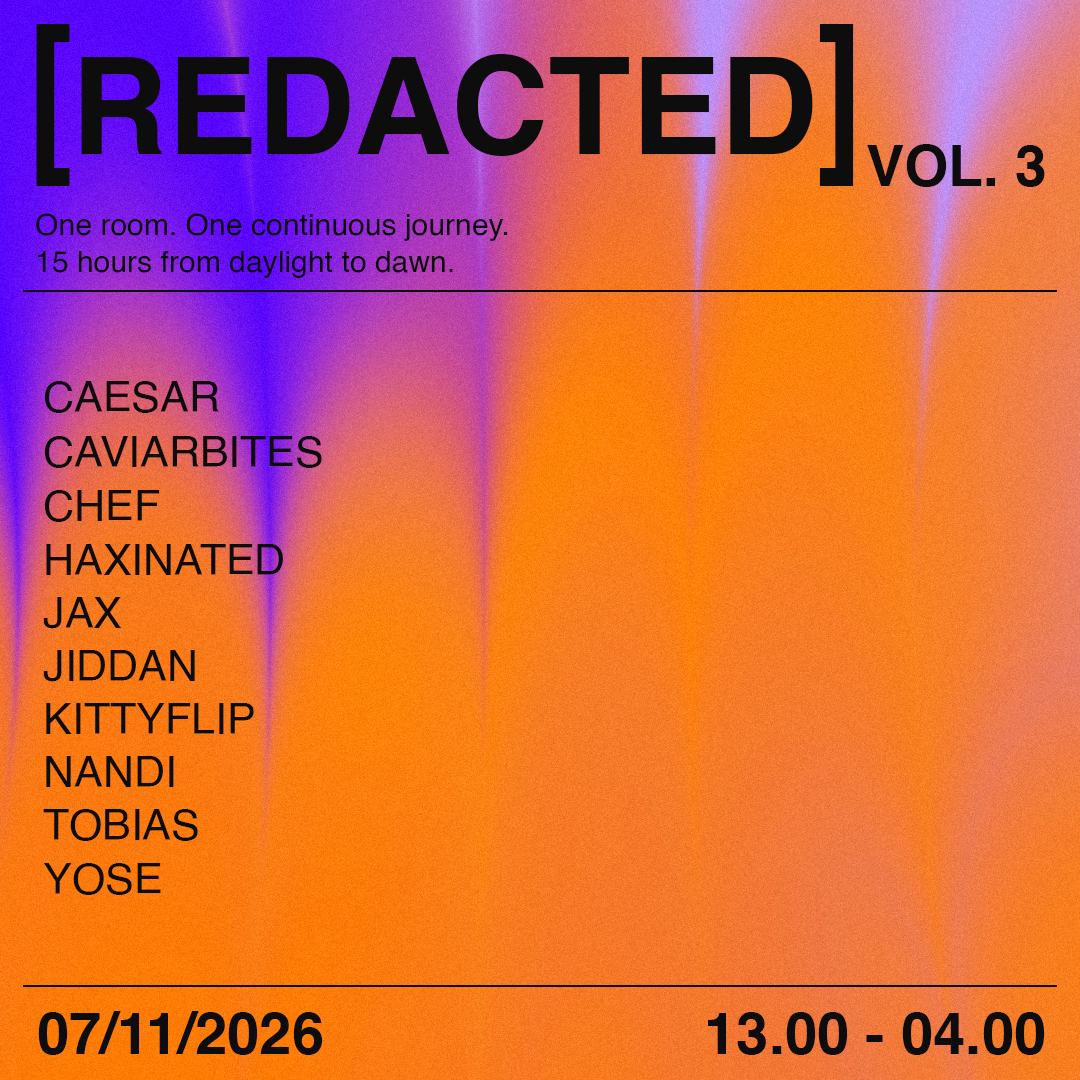 [REDACTED] Vol. 3: From Daylight to Dawn