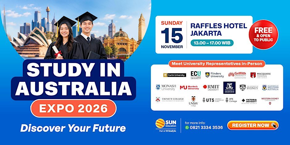 Study in Australia Expo 2026 – Jakarta